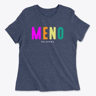 Meno Oklahoma Color Pop Women's Cotton T-Shirt