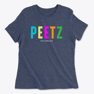 Peetz Colorado Color Pop Women's Cotton T-Shirt