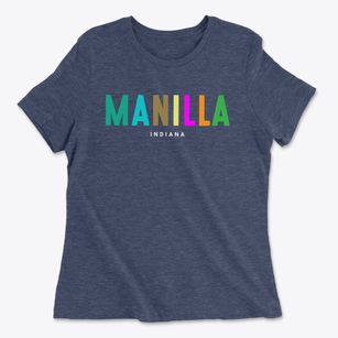 Manilla Indiana Color Pop Women's Cotton T-Shirt