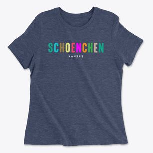 Schoenchen Kansas Color Pop Women's Cotton T-Shirt