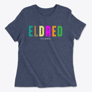 Eldred Illinois Color Pop Women's Cotton T-Shirt