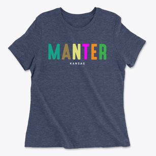 Manter Kansas Color Pop Women's Cotton T-Shirt