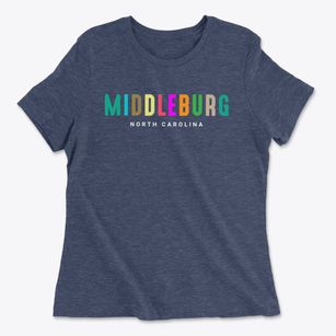 Middleburg North Carolina Color Pop Women's Cotton T-Shirt