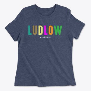 Ludlow Missouri Color Pop Women's Cotton T-Shirt