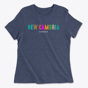 New Cambria Kansas Color Pop Women's Cotton T-Shirt