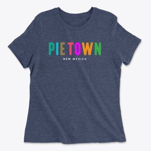 Pie Town New Mexico Color Pop Women's Cotton T-Shirt