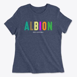Albion Oklahoma Color Pop Women's Cotton T-Shirt