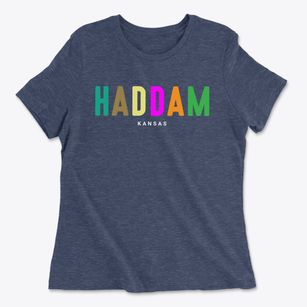 Haddam Kansas Color Pop Women's Cotton T-Shirt