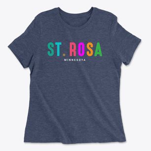 St. Rosa Minnesota Color Pop Women's Cotton T-Shirt