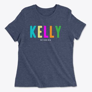 Kelly Wyoming Color Pop Women's Cotton T-Shirt