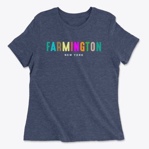 Farmington New York Color Pop Women's Cotton T-Shirt