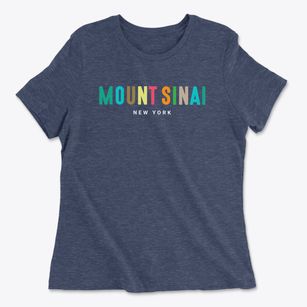 Mount Sinai New York Color Pop Women's Cotton T-Shirt