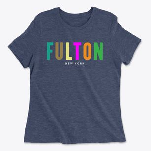 Fulton New York Color Pop Women's Cotton T-Shirt
