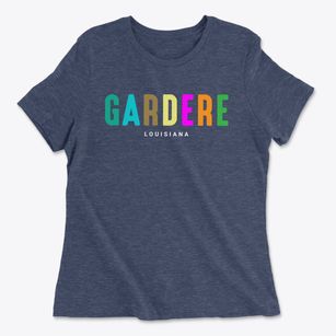 Gardere Louisiana Color Pop Women's Cotton T-Shirt