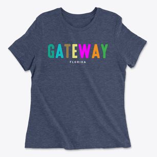 Gateway Florida Color Pop Women's Cotton T-Shirt
