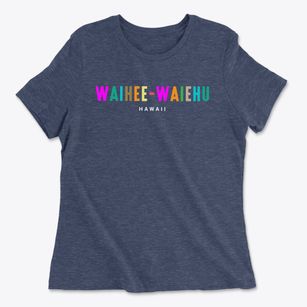 Waihee-waiehu Hawaii Color Pop Women's Cotton T-Shirt