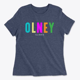 Olney Illinois Color Pop Women's Cotton T-Shirt