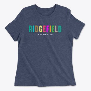 Ridgefield Washington Color Pop Women's Cotton T-Shirt