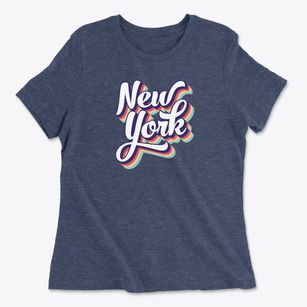  New York Retro Candy Vibes Women's Cotton T-Shirt