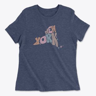  New York Pastel Women's Cotton T-Shirt
