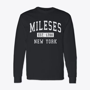 Mileses New York Classic Established Classic Long Sleeve T-Shirt