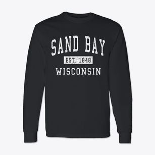 Sand Bay Wisconsin Classic Established Classic Long Sleeve T-Shirt