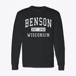 Benson Wisconsin Classic Established Classic Long Sleeve T-Shirt