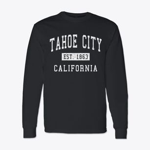 Tahoe City California Classic Established Classic Long Sleeve T-Shirt