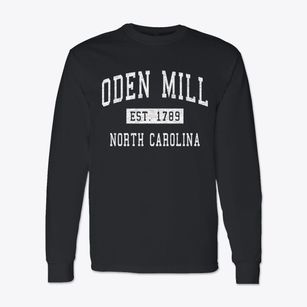 Oden Mill North Carolina Classic Established Classic Long Sleeve T-Shirt