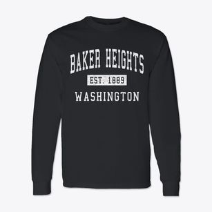 Baker Heights Washington Classic Established Classic Long Sleeve T-Shirt