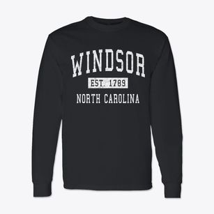 Windsor North Carolina Classic Established Classic Long Sleeve T-Shirt