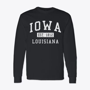 Iowa Louisiana Classic Established Classic Long Sleeve T-Shirt