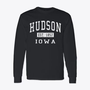 Hudson Iowa Classic Established Classic Long Sleeve T-Shirt
