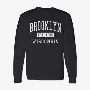 Brooklyn Wisconsin Classic Established Classic Long Sleeve T-Shirt