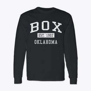 Box Oklahoma Classic Established Classic Long Sleeve T-Shirt