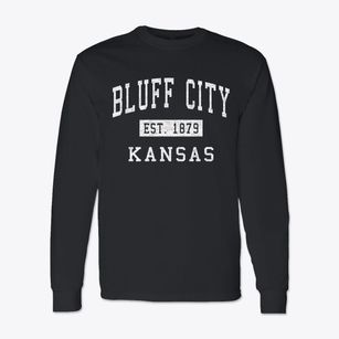Bluff City Kansas Classic Established Classic Long Sleeve T-Shirt