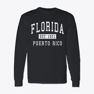 Florida Puerto Rico Classic Established Classic Long Sleeve T-Shirt