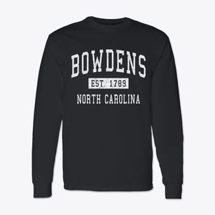 Bowdens North Carolina Classic Established Classic Long Sleeve T-Shirt