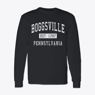 Boggsville Pennsylvania Classic Established Classic Long Sleeve T-Shirt