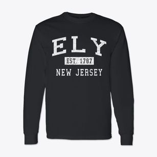 Ely New Jersey Classic Established Classic Long Sleeve T-Shirt