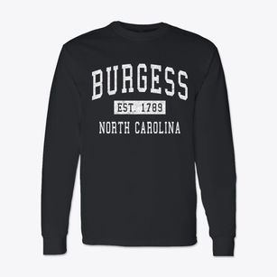 Burgess North Carolina Classic Established Classic Long Sleeve T-Shirt