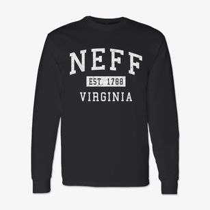 Neff Virginia Classic Established Classic Long Sleeve T-Shirt