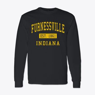 Furnessville Indiana Classic Established Classic Long Sleeve T-Shirt