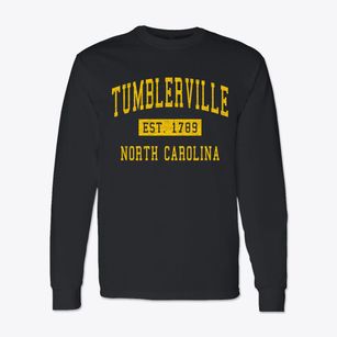 Tumblerville North Carolina Classic Established Classic Long Sleeve T-Shirt