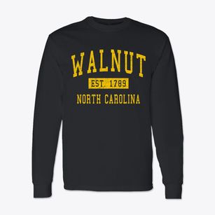 Walnut North Carolina Classic Established Classic Long Sleeve T-Shirt