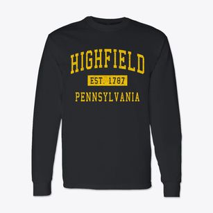 Highfield Pennsylvania Classic Established Classic Long Sleeve T-Shirt