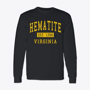 Hematite Virginia Classic Established Classic Long Sleeve T-Shirt