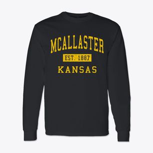 Mcallaster Kansas Classic Established Classic Long Sleeve T-Shirt