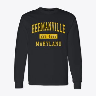 Hermanville Maryland Classic Established Classic Long Sleeve T-Shirt