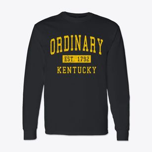 Ordinary Kentucky Classic Established Classic Long Sleeve T-Shirt